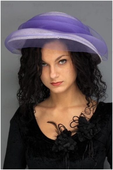 Alyvinė retro skrybėlė 3