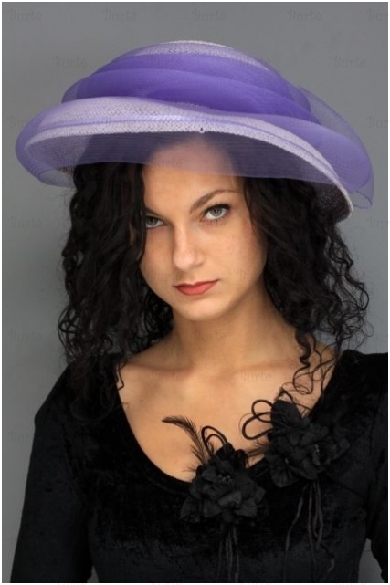 Alyvinė retro skrybėlė 3