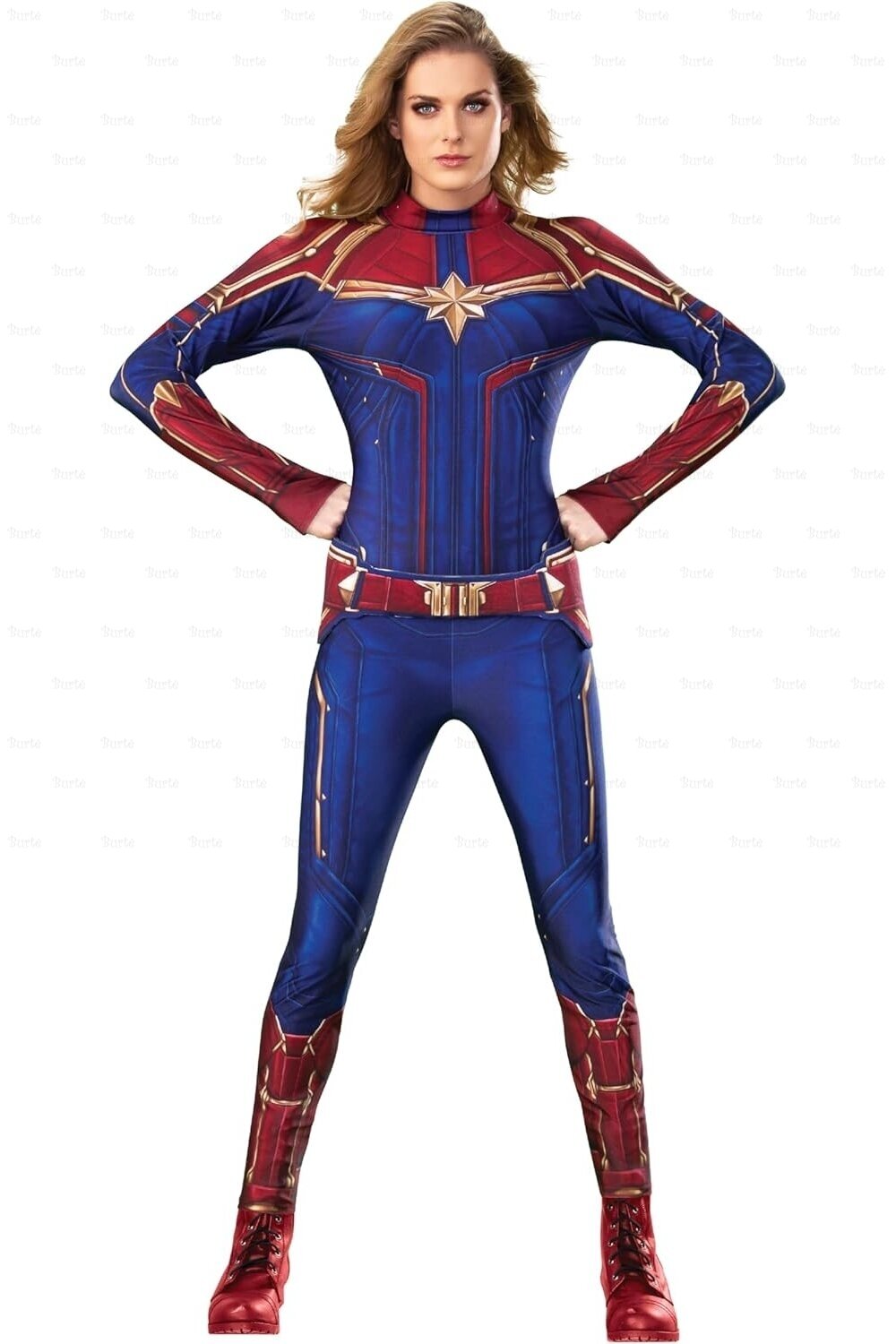 Kapitonės Marvel kostiumas Kapitonės Marvel kostiumas