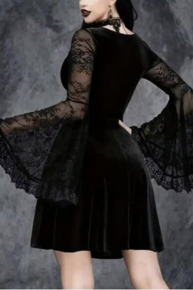 Gotikinė vampyrės suknelė 1 Gotikinė vampyrės suknelė 1
