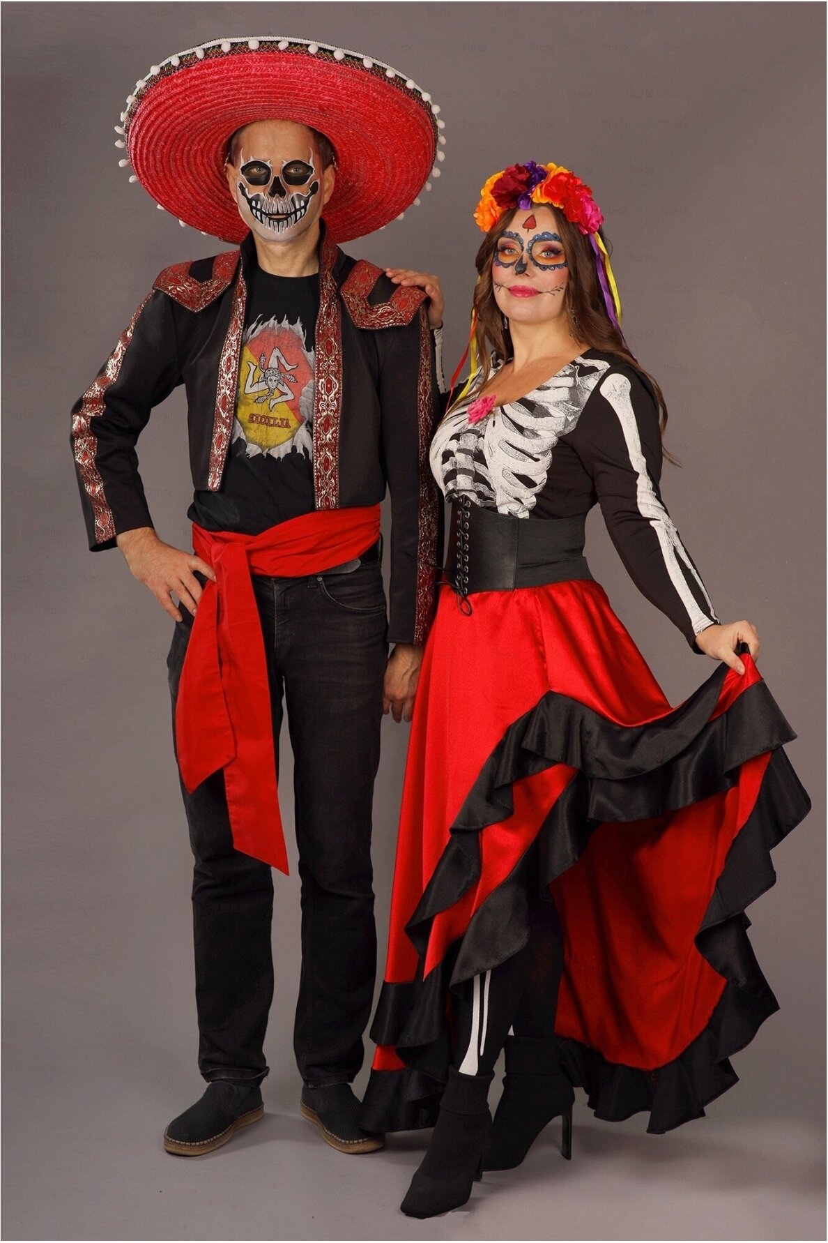 Meksikiečių kostiumai Day of the dead