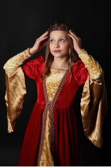 Prabangi karalienės (princesės) suknelė 4 Prabangi karalienės (princesės) suknelė 4