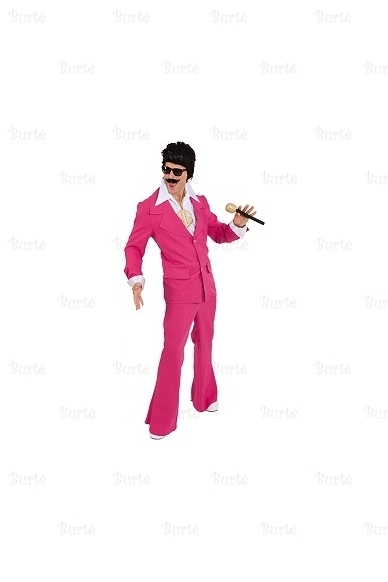 Rožinis disko kostiumas