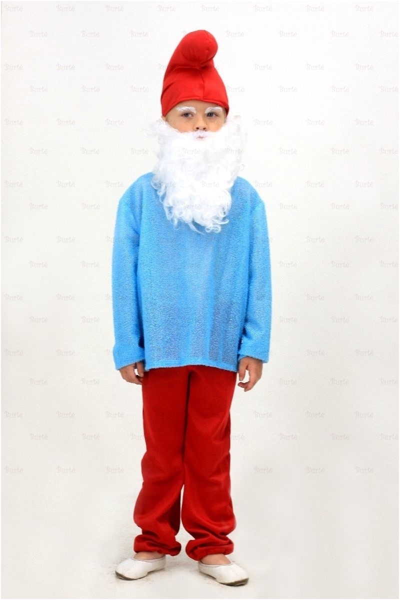 Tėčio Smurfo kostiumas Tėčio Smurfo kostiumas