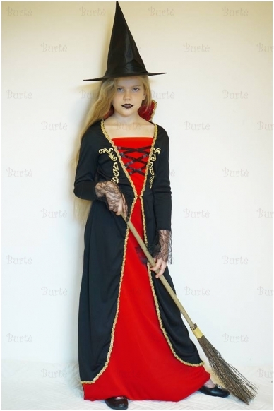 Vampyrės-raganaitės kostiumas 3