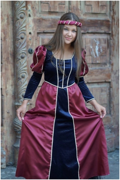 Viduramžių princesės kostiumas Viduramžių princesės kostiumas